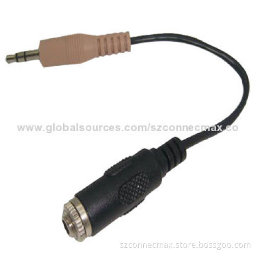 3.5mm Stereo Male to 3.5mm Stereo Female Extension Cable, OEM Orders Welcomed